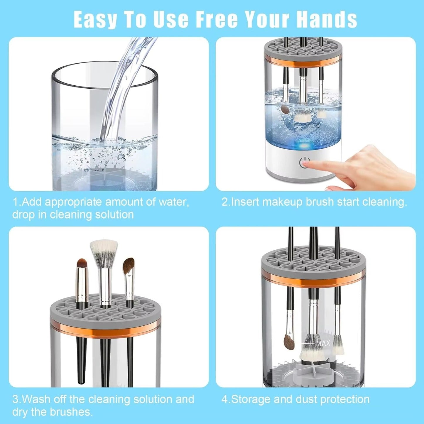 Electric Makeup Brush Cleaner & Dryer