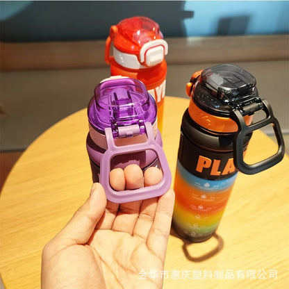 Play Hard 1000ML Gradient Matte Sports Water Bottle