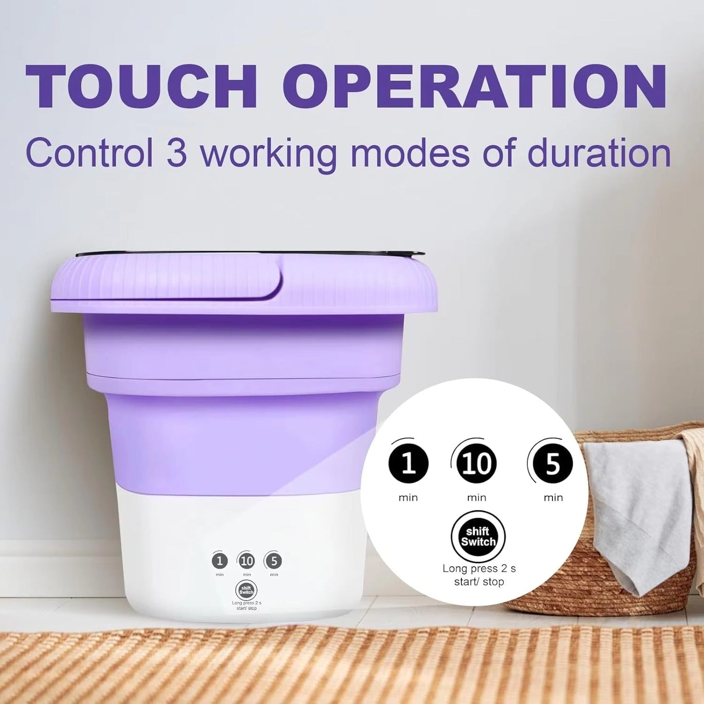 Mini Foldable Washing Machine