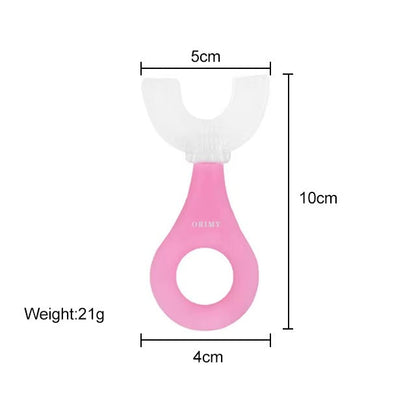 Pack of 3 Silicone Baby Toothbrush for Healthy Teeth & Gentle Oral Care