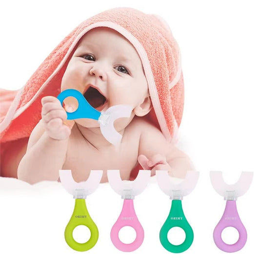 Pack of 3 Silicone Baby Toothbrush for Healthy Teeth & Gentle Oral Care