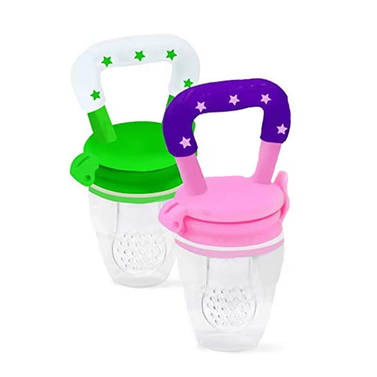Pack of 3 Baby Fruit Pacifier – Safe Silicone Baby Pacifier Feeder