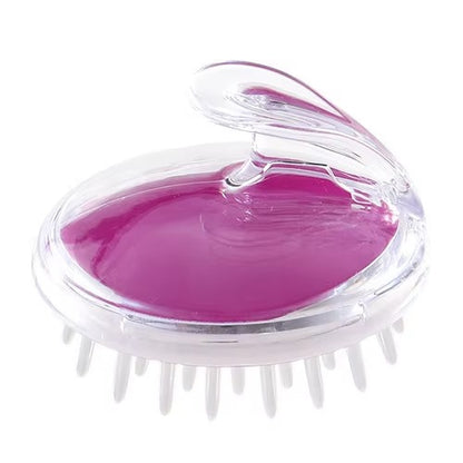 Soft Silicone Scalp Massager & Hair Shampoo Brush for Hair Growth & Dandruff Relief